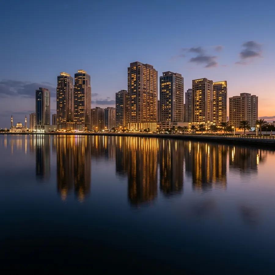 Ajman skyline